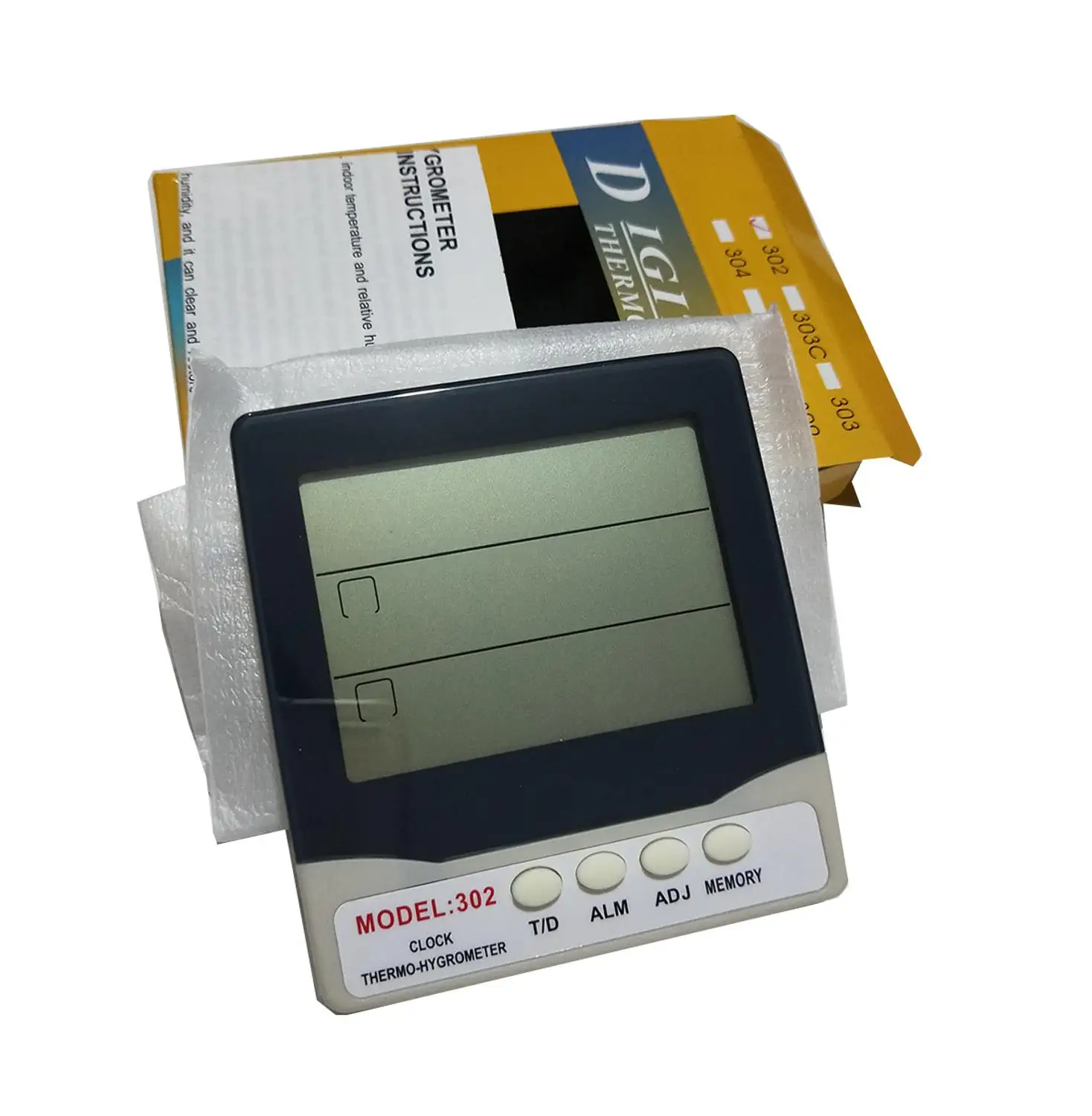 Цифровой термометр с отображением даты времени и температуры Разрешение 0 1 ℃