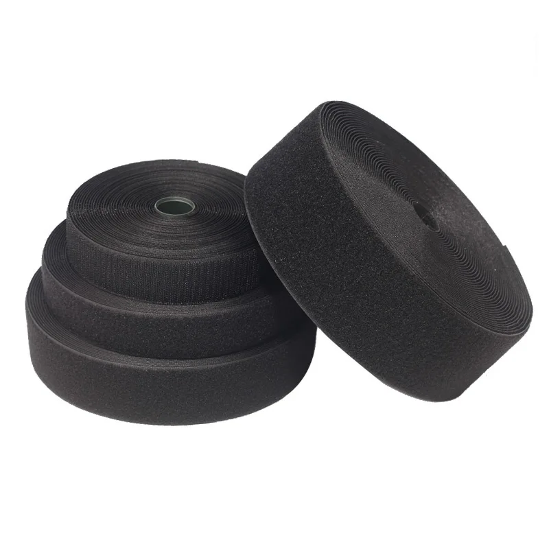 12 метров черный белый крючок и клейкая лента с крючками липучками для шитья на