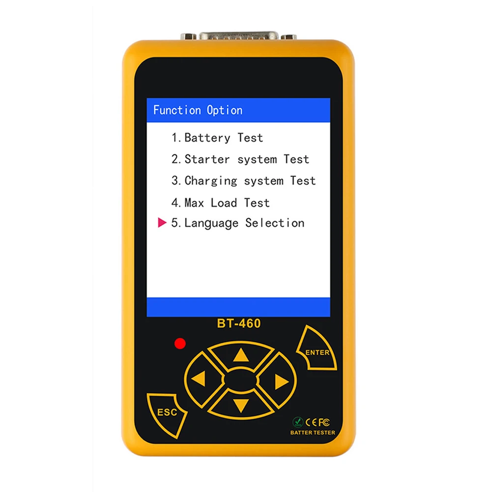 BT-460 тестер аккумуляторной батареи для автомобиля анализатор системы зарядки