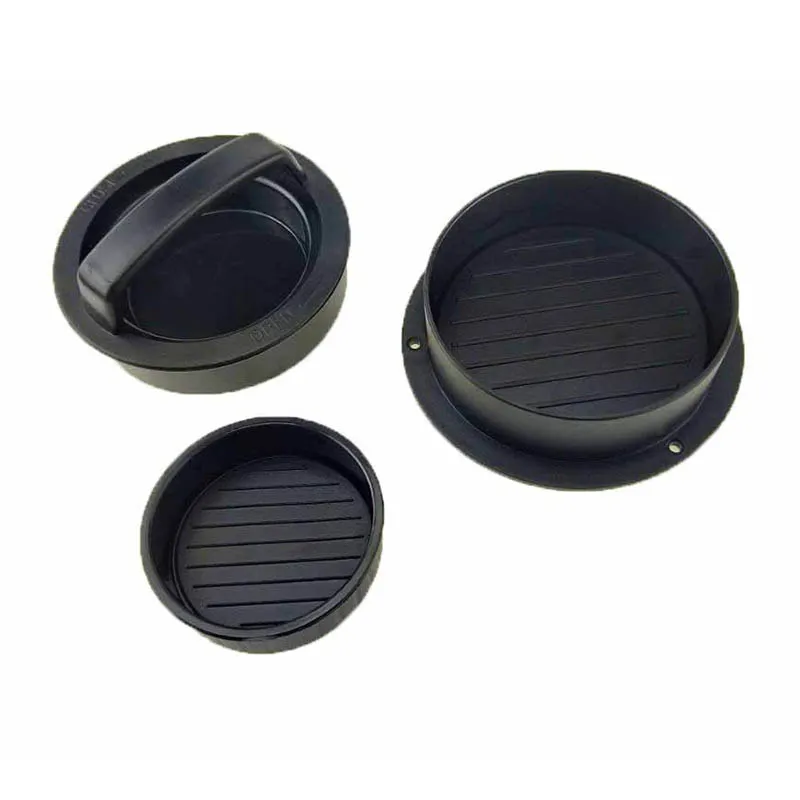 3 шт./компл. круглая форма для гамбургера Пластиковая бургеров из мяса пресс