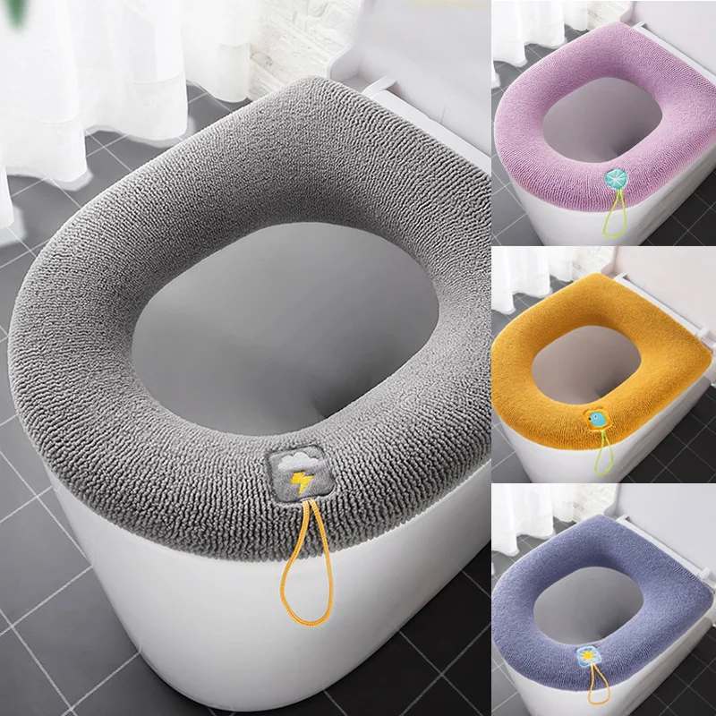

Universal Thicken Toilet Ring Bathroom Decor Toilet Seat Cushion Toilet Cover Home Decoration Bathroom Product