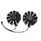 Видеокарта Охлаждающие вентиляторы для ASUS EX-RX 570 GTX 1070 1060 двойной охлаждающий вентилятор GPU для GeForce AREZ-EX-RX570-4G 8G T129215SU