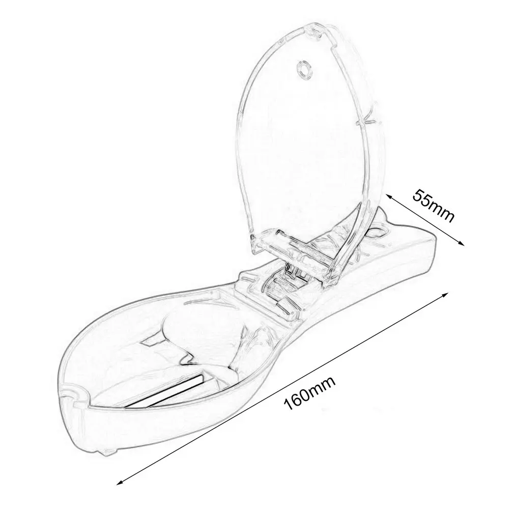 

All Plastic Fish Scales Remover Cleaner Skinner Scaler With Cap Fast Cleaning Fish Skin Descaler Plastic Kitchen Fish Tools