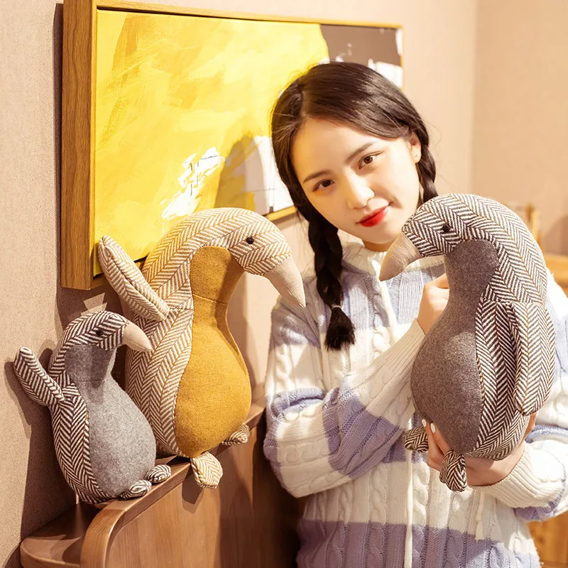 

Kawaii Couple Duck and Two-color Penguin Doll Plush Toy Stuffed Plush Animal Girl Christmas Gifts Toys for Children Home