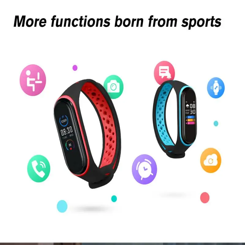 

M6 Color Screen Smart Bracelet Heart Rate Meter Step Sleep Health Monitoring Exercise IP68 Waterproof Sport Smart watch