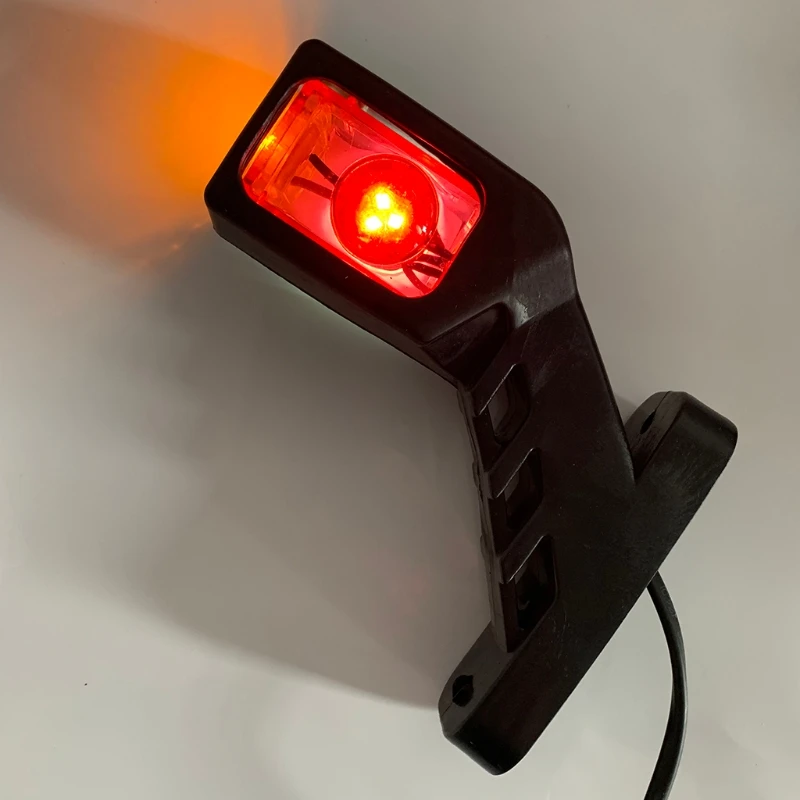 

2Pcs 12-24V Vehicle Trailer Side Marker Light Bright 9LED Lamp Replacement Suitable for Driver Safety Driving at Night