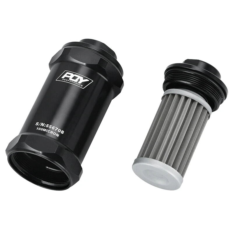 Inline Fuel Filter E85 Ethanol Inlet 8 an Outlet Bracket 100 Micrometre Elements | Автомобили и мотоциклы