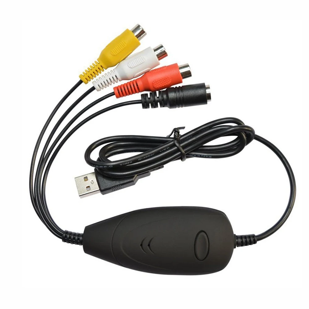 USB 2 0 аудио и видеозаписывающее устройство захват преобразователь аналоговая