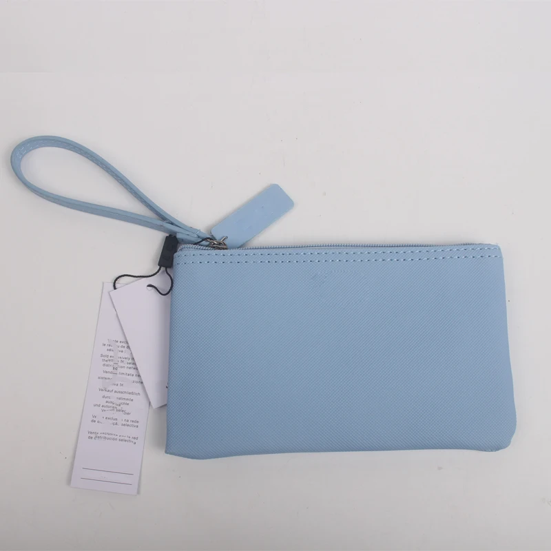 

Luxury Brand Women Solid Color Mobile Phone Change Clutch Bag Wallet Small Trend PVC Credit Card Storage Bag Ladies Wallet Purse