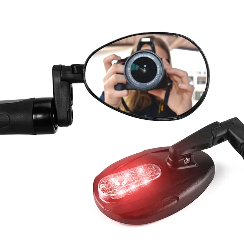 Велосипедное Зеркало заднего вида с выпуклым стеклом крепление на руль