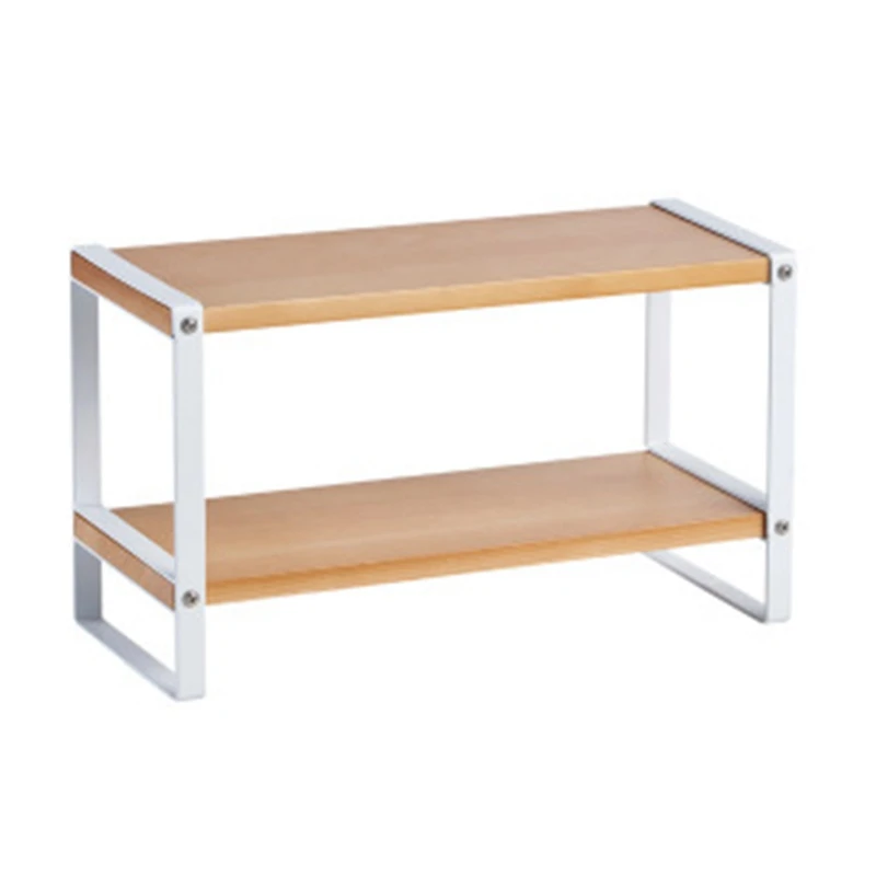 

Стойка для приправ, многофункциональная Многоуровневая отделочная стойка, кухонные принадлежности, деревянная стойка для хранения припра...