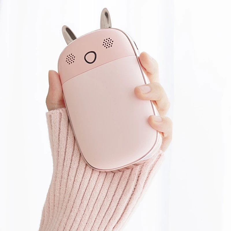 10000MAh USB перезаряжаемая грелка для рук со звуковым рекордером быстрая зарядка до нагревания, дневная теплая холодная погода