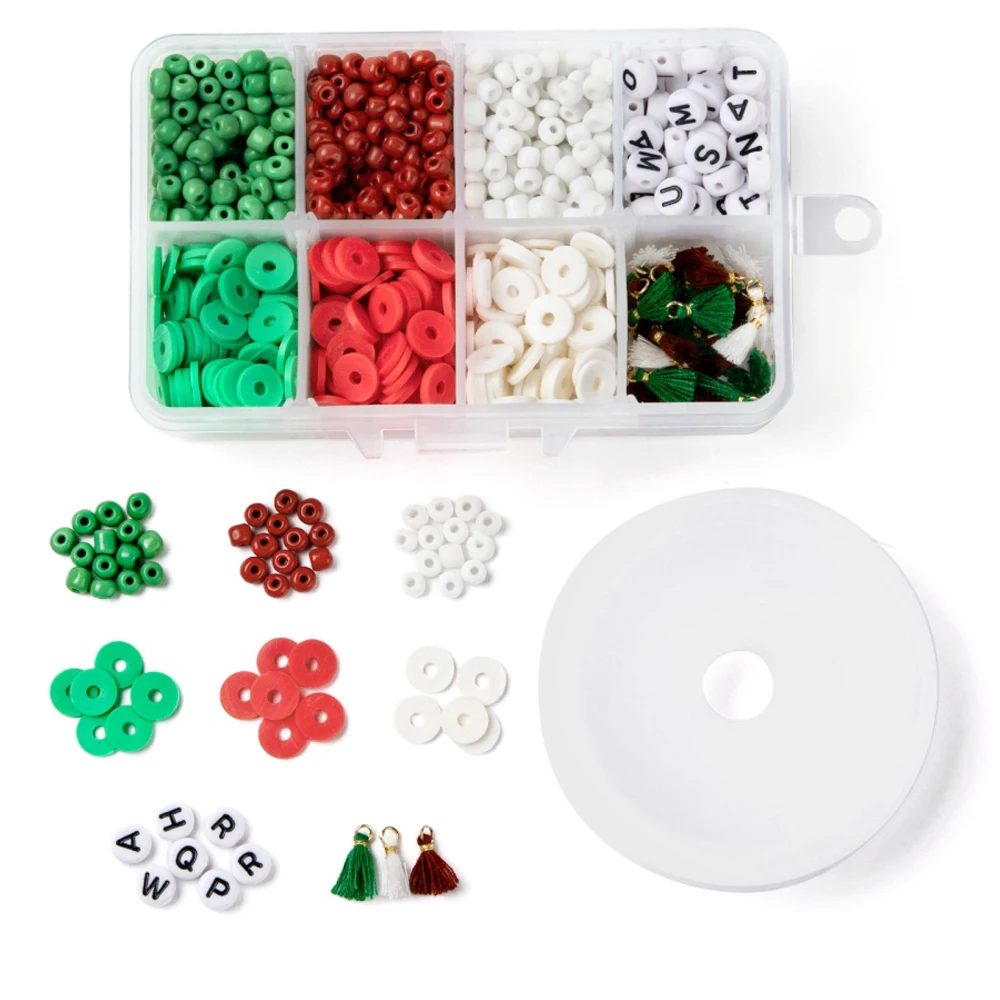 

1155 шт./коркор. разноцветные глиняные бусины для Хэллоуина тема «сделай сам» растягивающиеся браслеты наборы для изготовления сережек креативные декоративные аксессуары