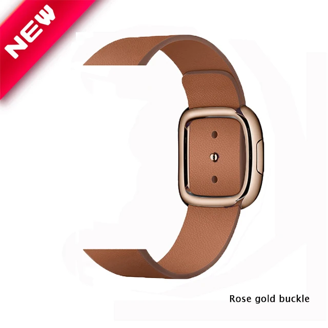 Ремешок из натуральной кожи для apple Watch band 4(iwatch 5) 44 мм 40 мм apple watch 3 2 1 ремешок 42 мм 38 мм pulseira ремешки для часов - Цвет ремешка: G Saddle brown