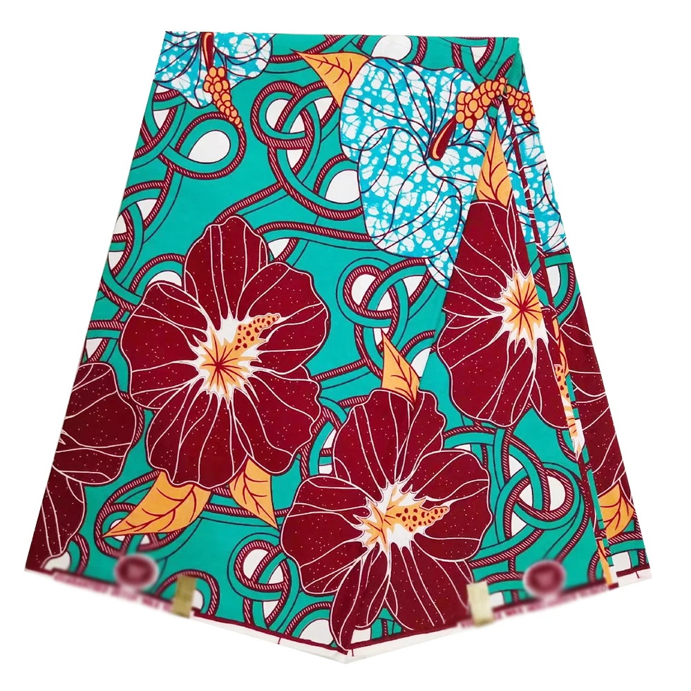 Настоящий воск ткань для платья из Анкары и Нигерии Гана (Африка) восковые ткани