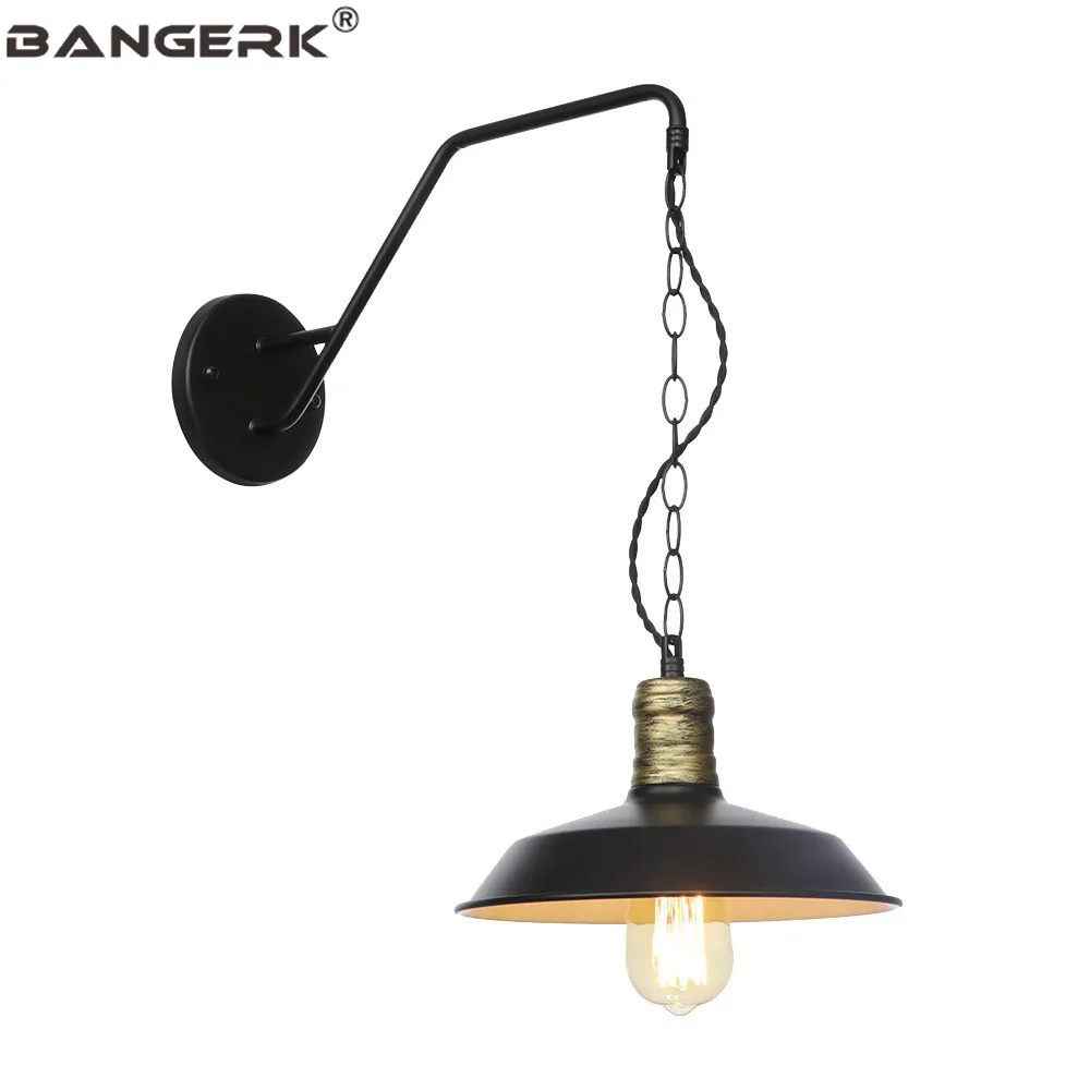 Настенный светильник в стиле ретро индастриал железная светодиодсветодиодный