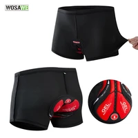 wosawe mens cycling underwear bicycle mountain mtb shorts riding bike sport underwear compression tights shorts gel padded
