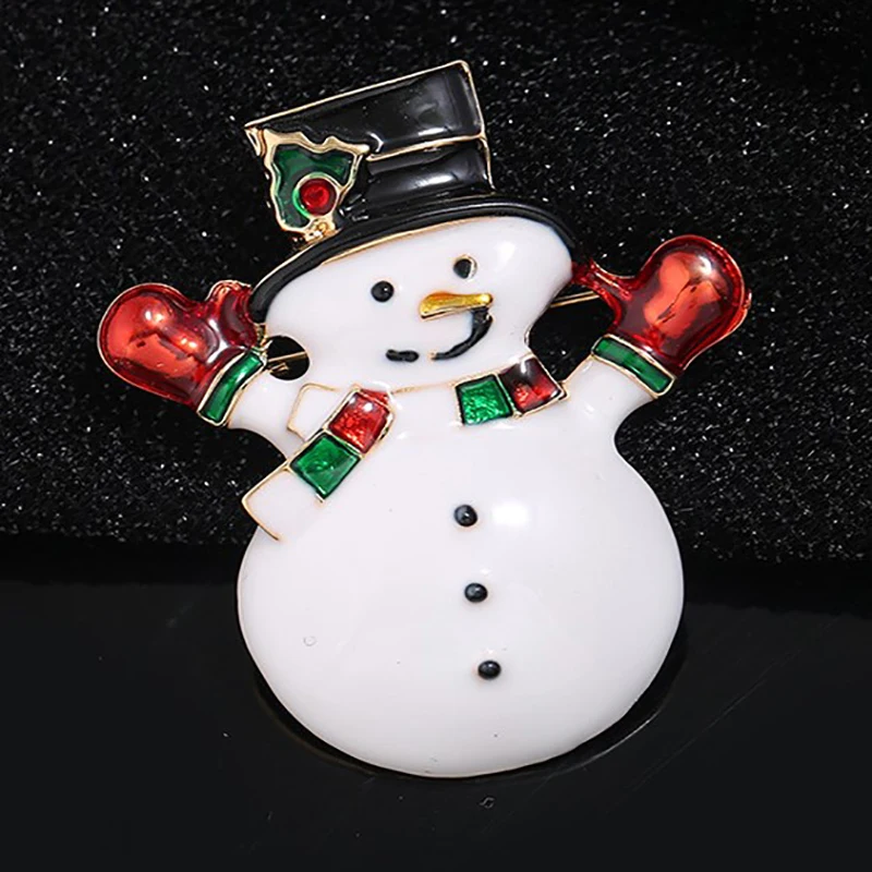 

Christmas Brooches Pins Cute Santa Claus Hat Gloves Bells Socks Donuts Candy Enamel Pin Badges Brooch For Women Jewelry Gift