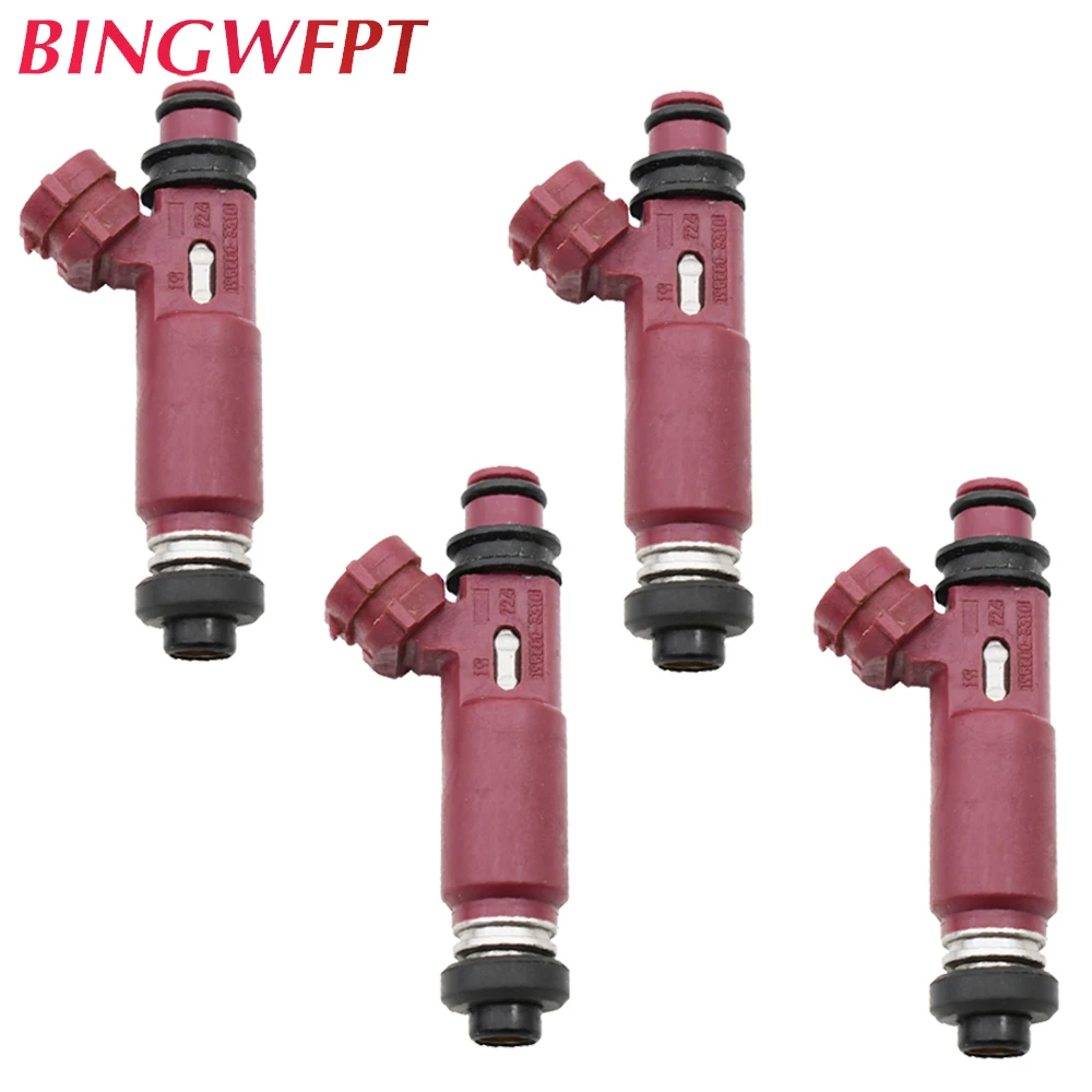 4 шт., топливные форсунки 100% для Mazda Miata 1999 л, L4 2001-250 детской модели BP4W 13 195500 3310-195500 3310 4G1402 FJ584