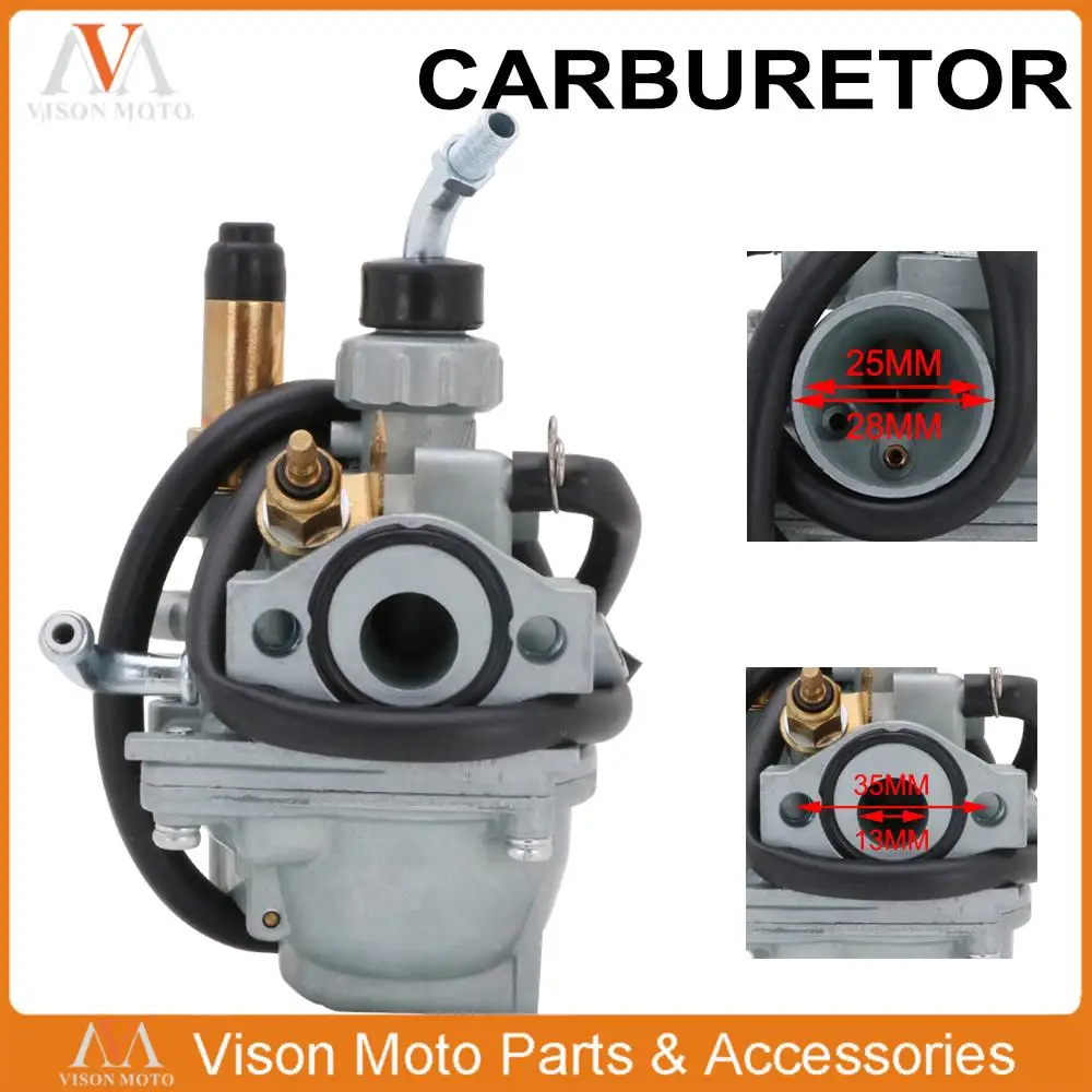 

25mm High Quality Motorcycle Carburetor Carb With High Performance Carburador For YAMAHA TTR50 TTR 50 Scooters Motorbike Part