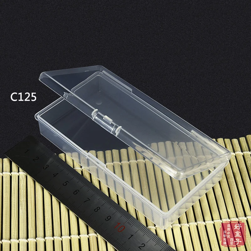Прозрачная пластиковая коробка для мелких деталей 5 размеров хранения игрушек