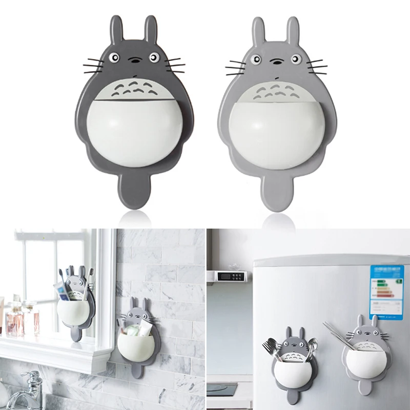 

1Pcs High Quality Toothbrush Holder Cute Toothbrush Wall Mount Holder Sucker Suction Organizer Home Bathroom Accessories