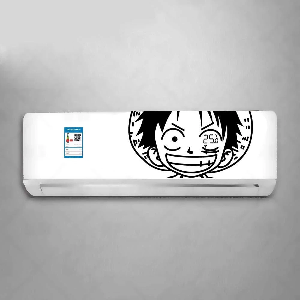 

Cartoon Manga Anime Air Conditioning Decal Sticker Vinyl Piec e Luf FY Hero Bedroom Kids Room Vinyl Home Decor