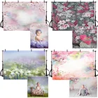 Фоны для фотосъемки новорожденных, детский фон для портретной фотосъемки на день рождения ребенка, украшение для будущей мамы, баннер для фотостудии