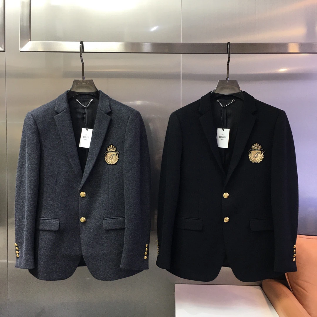 

Andonaimi 2021 Осень и Зима Шерстяной Пиджак приталенный Мужской Топ