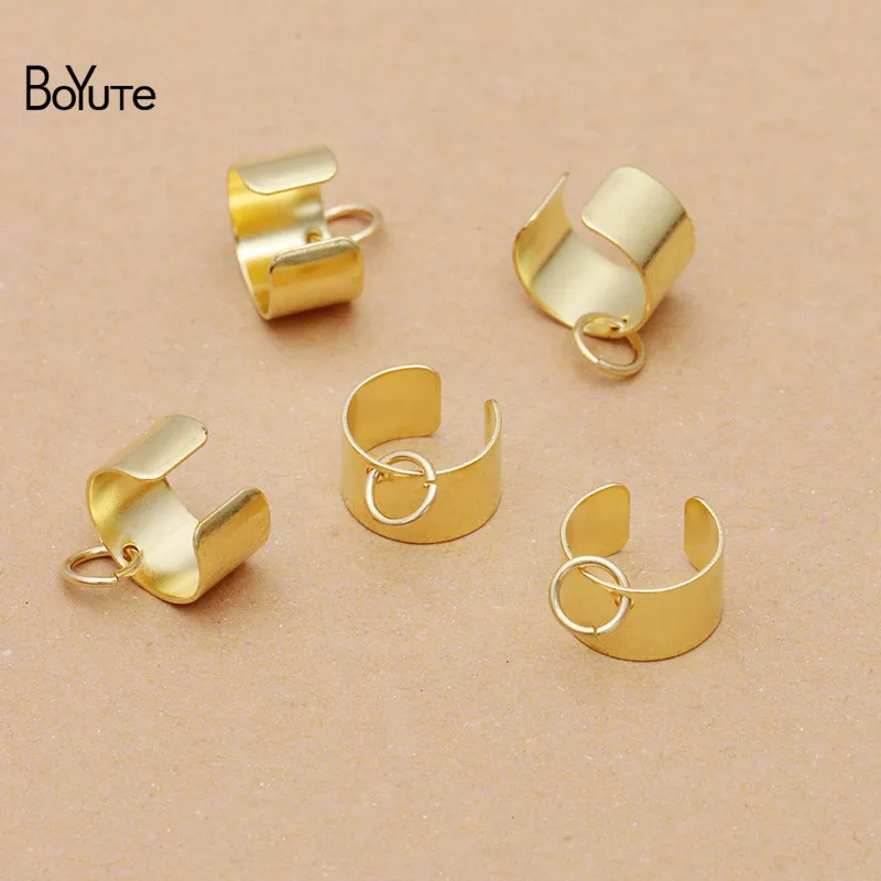 Простые Модные серьги каффы BoYuTe (100 шт./лот) ювелирные изделия античная бронза
