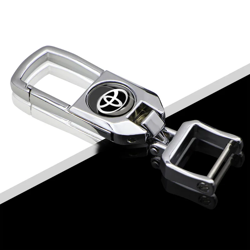 

Car Keychain 3D Metal Car Emblem Keychain Key Chain Rings for Toyota Corolla Yaris Rav4 Avensis Auris Camry C-hr 86 Prius Goods