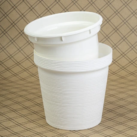 Кашпо для цветов Терра 16 5*16 см 2 35 л. Белый | Дом и сад