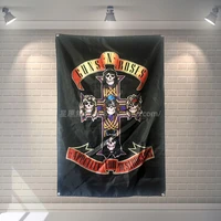 classic pop rock singer posters metal music stickers band logo high quality flag banner wall chart wall art home decoration