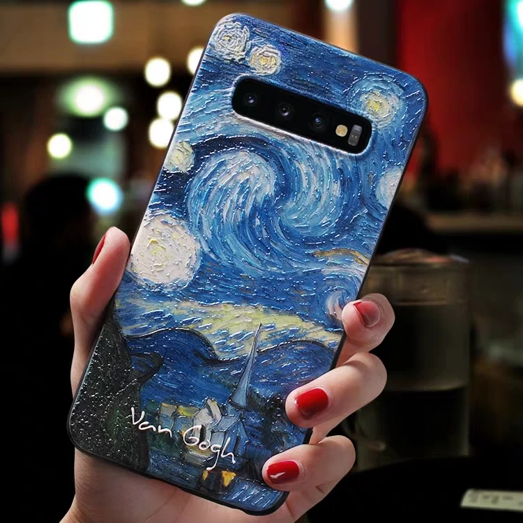 Чехол для Samsung Galaxy S10 Plus Lite S10e чехол S10Lite S10Plus с милым рисунком подсолнуха черный