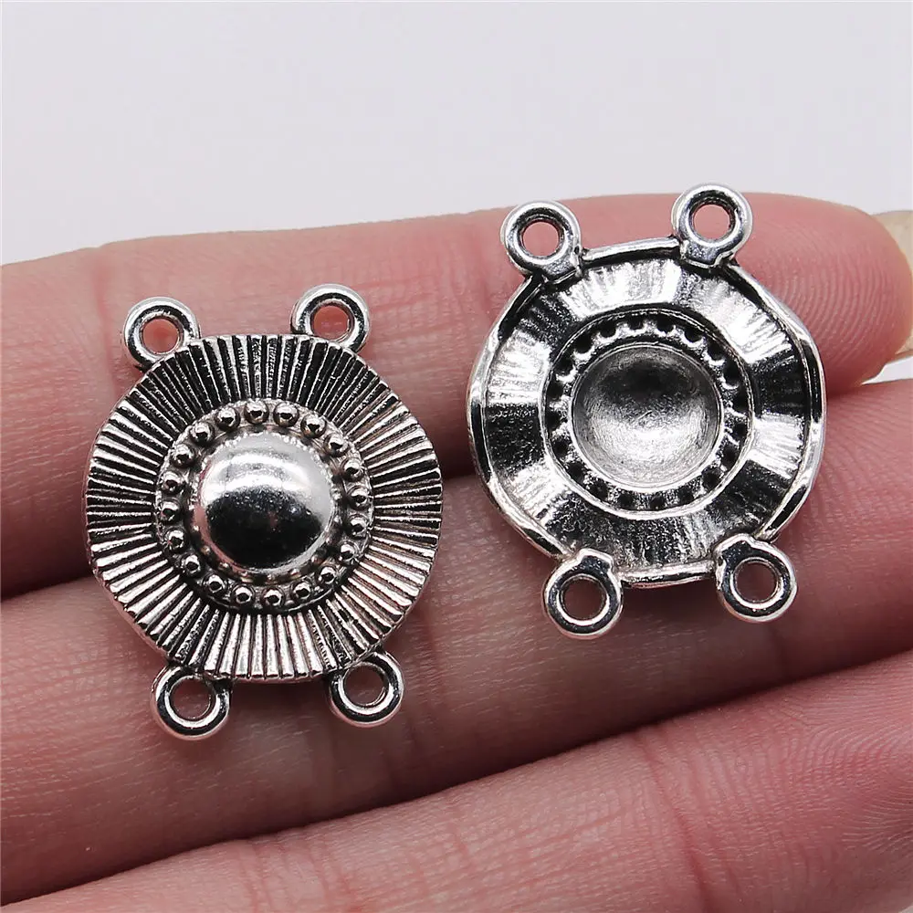 

Charms For Jewelry Making Bulk 1pcs 4-hole Body Chain Connector Connectors bracelet charms for jewelry making 21x26mm