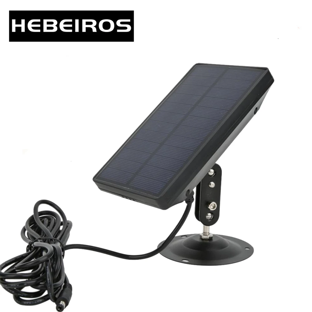 

Hebeiros Outdoor Solar Panel 1500mah 9V DC Port Solar Power Supply Charger Battery for Trail Hunting Camera HC300 HC500 HC700
