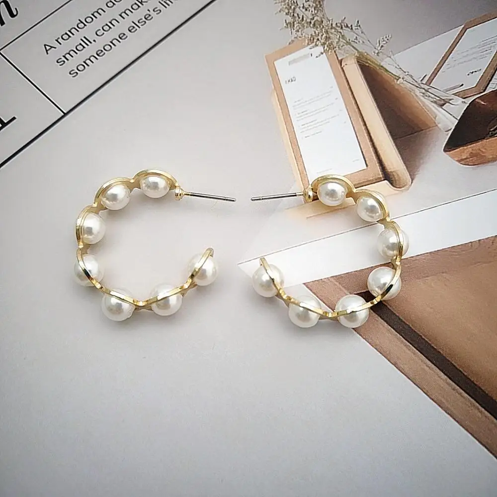 2020 новые поступления золотые серьги модные ювелирные изделия свадебные вечерние