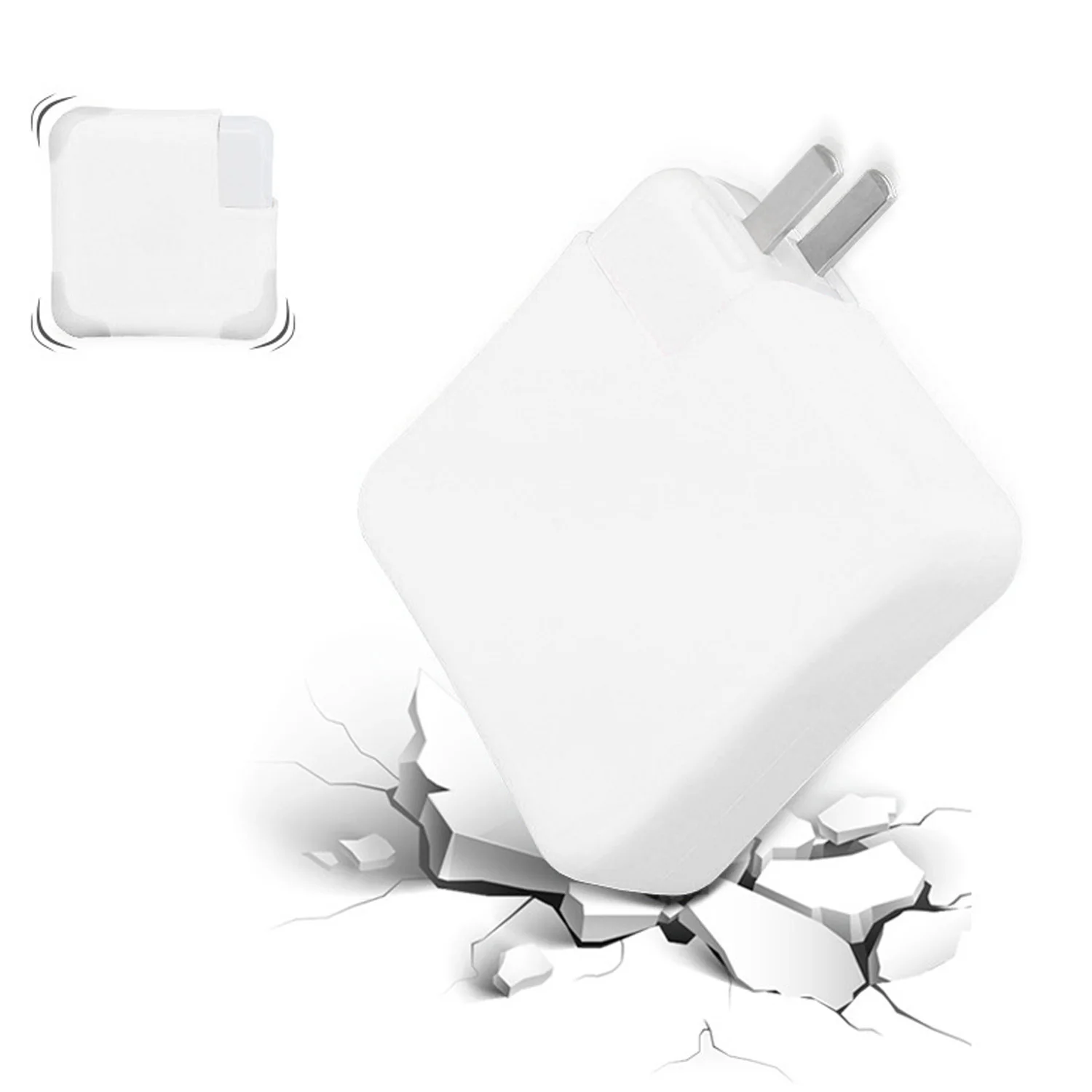 Besegad силиконовый защитный чехол для зарядного устройства Apple MacBook Mac Book Pro Retina 13