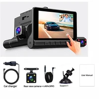 4 inch full hd 1080p driving recorder car dashcam camera drv loop recording 170%c2%b0 wide angle video surveillance video portable