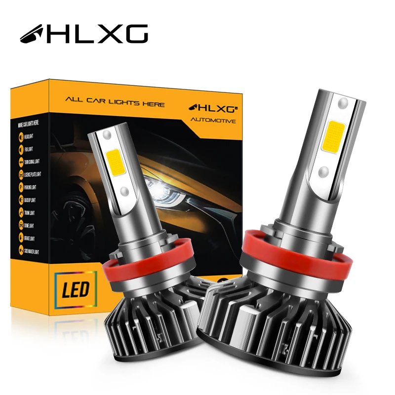 Супер led H8 H7 H4 Мини проектор светодиодные фары для автомобильных фар