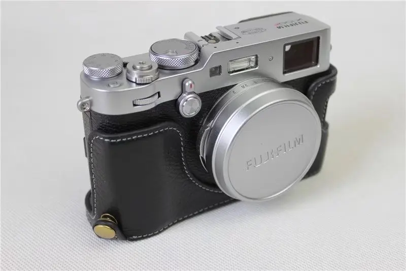 Чехол из натуральной кожи для камеры FUJIFILM Fuji X100F | Электроника