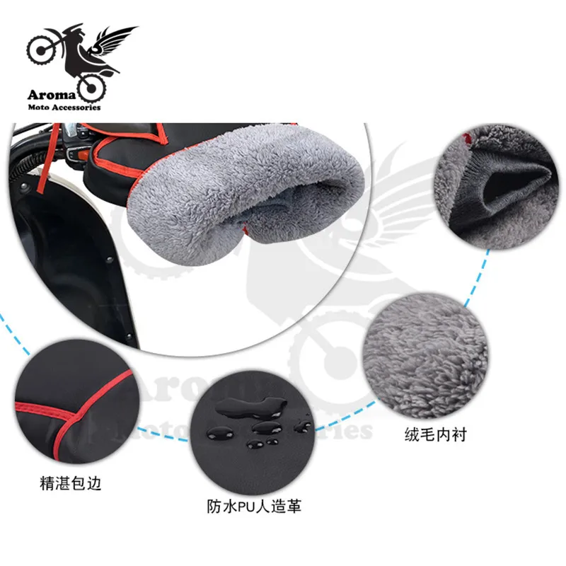 Мотоциклетные чехлы на руль теплые зимние перчатки для мотокросса с рукояткой