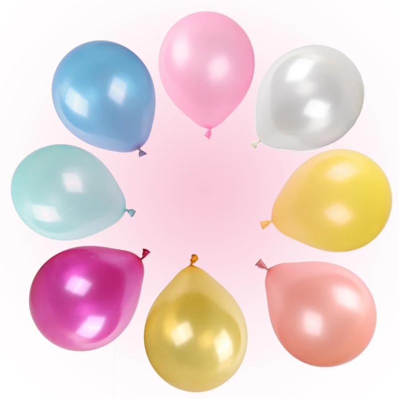10/20/30pcs Latex balloon mix Colorful Pearl White pink Gold balloons Wedding Birthday Baby Shower Party Decor Supplies Kids Toy - купить по