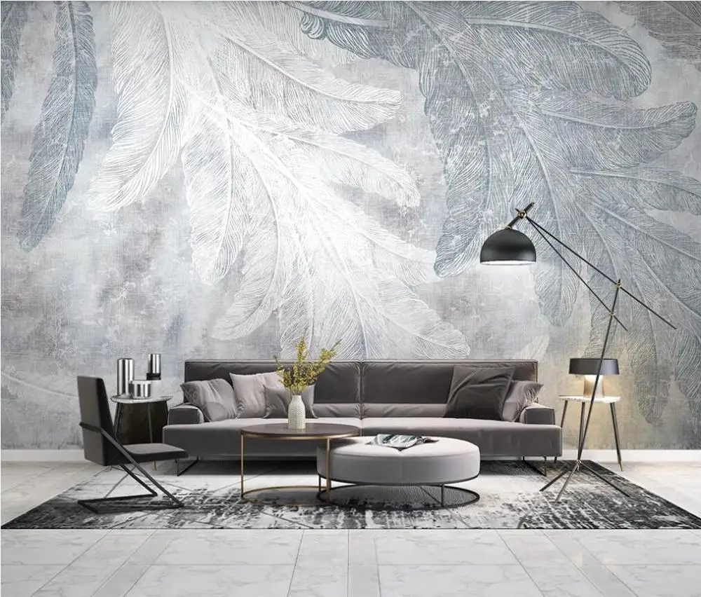 Пользовательские 3D фото обои росписи Скандинавский современный минималистичный