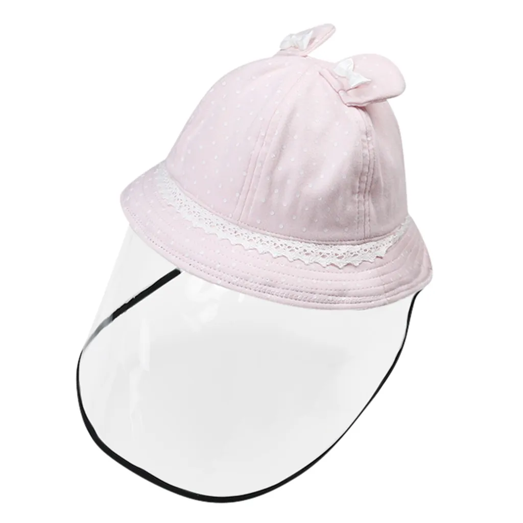 

Chidrens Hats Anti-spitting Dustproof Protective Hat on for Kids Boys Girls Protect Screen Full Face Cover Protection Hat Summer