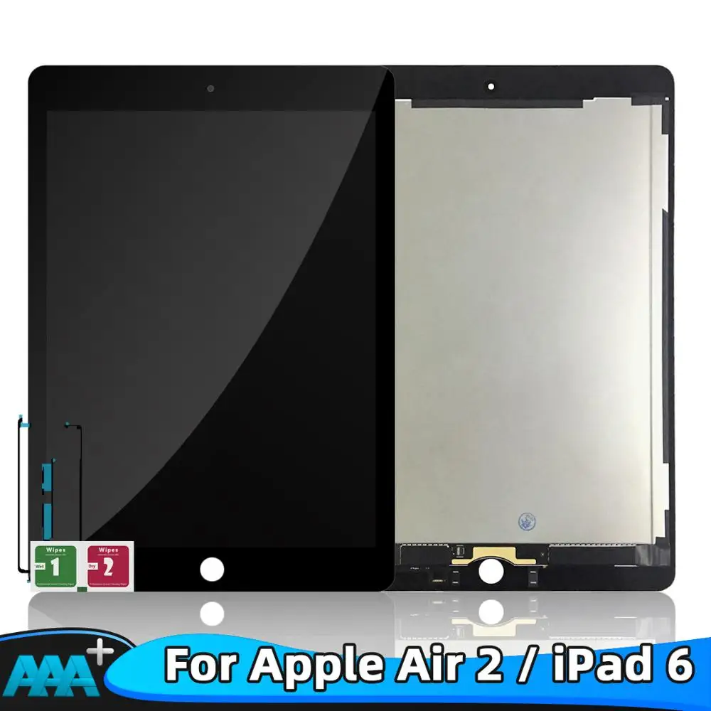 ЖК дисплей для Apple iPad 6 Air 2 A1567 A1566 9 7 дюйма 100% класс AAA + детали замены|ЖК-экраны и