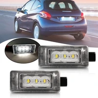 canbus no error led license number plate light for peugeot 207cc 07 up 308 ii 2 mk2 2008 15 up 208 12 16 car accesy