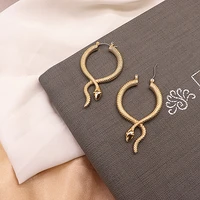 timlee e241 european style new personality retro snake alloy drop earrings fashion accessories wholesale