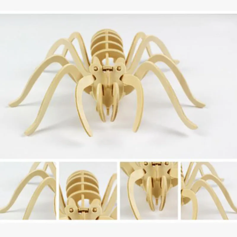 QUINEE OX 3D DIY деревянный пазл Детский деревянная головоломка