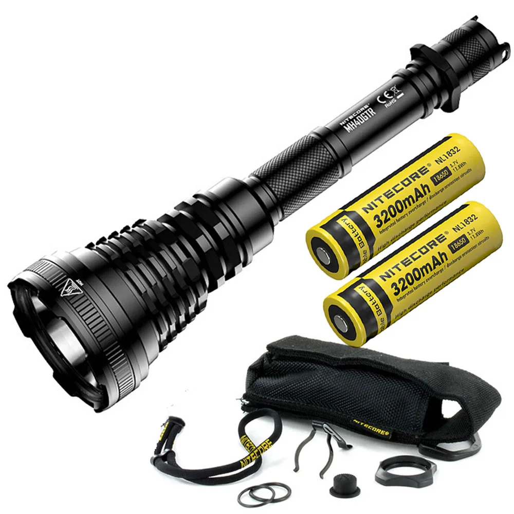MH40GTR NL1832 NITECORE MH40GTR DC зарядный светильник-вспышка CREE XP-L HI V3 max 1200 люмен луч бросок 1004 м тактический фонарь для охоты спортивный светильник - Испускаемый цвет: MH40GTR NL1832